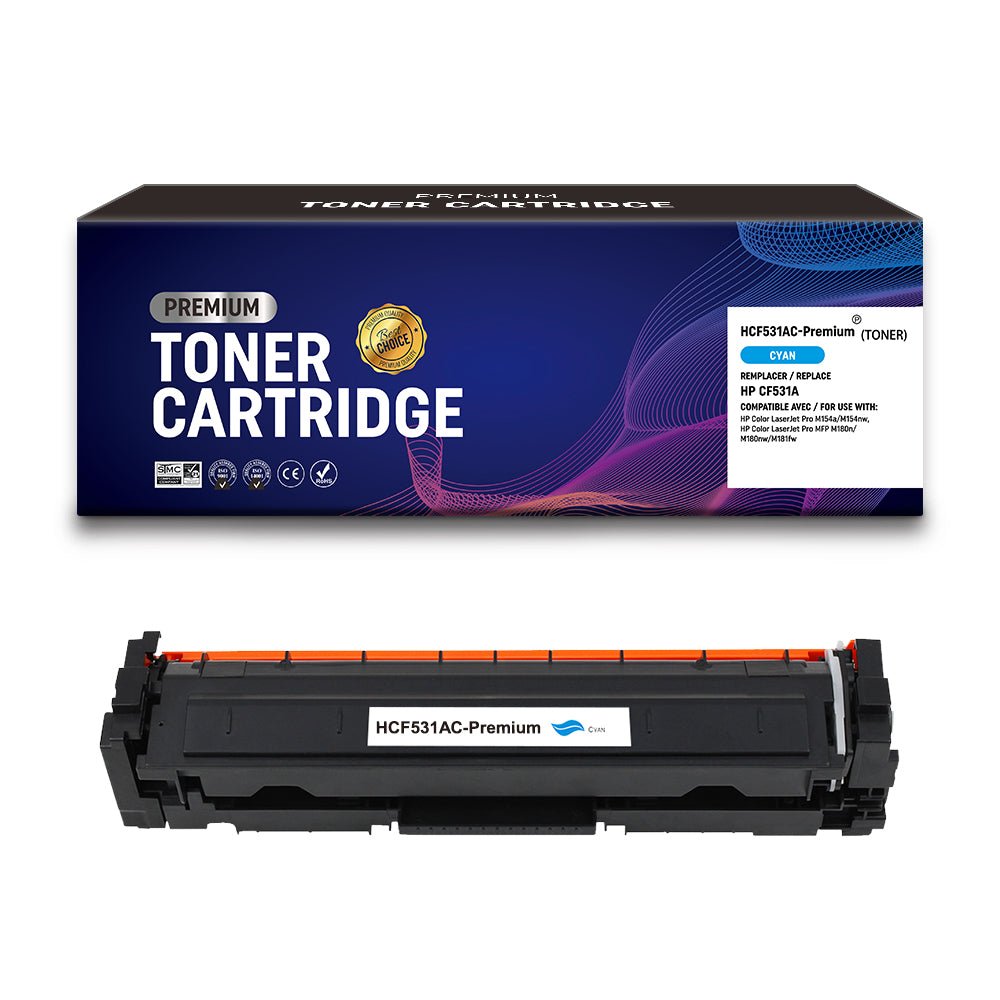Cartouche de toner Compatible HP CF531A Cyan 900pages - KERA FRANCE Cartouche de toner Compatible HP CF531A Cyan 900pages - KERA FRANCE